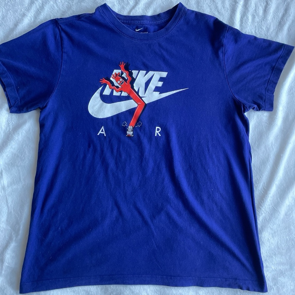 Purple Nike Air t-shirt